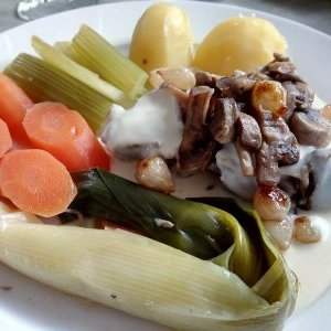 Blanquette de veau et vraie galette des rois