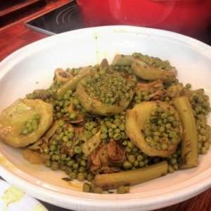 Tajine d'agneau aux artichauts