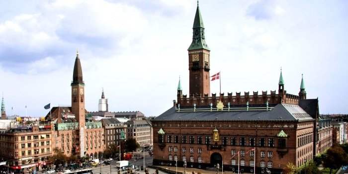 Visite de l'hôtel de ville de Copenhague