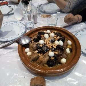 Tajine d'agneau aux pruneaux