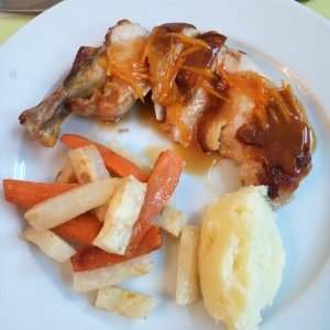 Suprêmes de pintade à l'orange